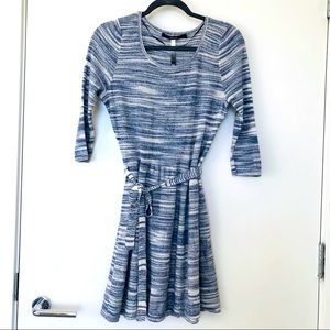 Adorable Knit Dress with tie belt